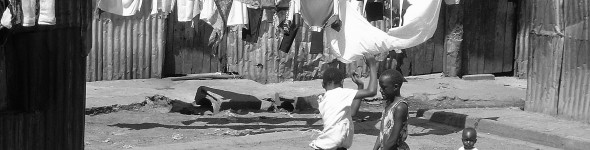 Children playing in Mathare Valley