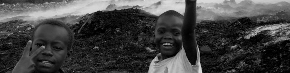 2 girls at mukuru dump