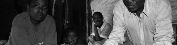 A discussion with the older generation in Mathare